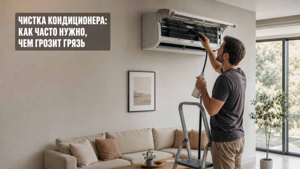 Чистка кондиционера важна для его эффективной работы и здоровья