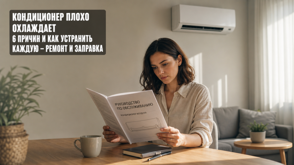 кондиционер плохо охлаждает причины и способы устранения