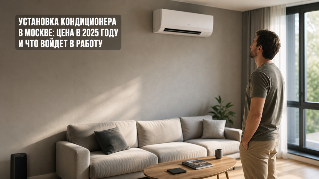 Установка кондиционера в Москве, цены и услуги в 2025 году