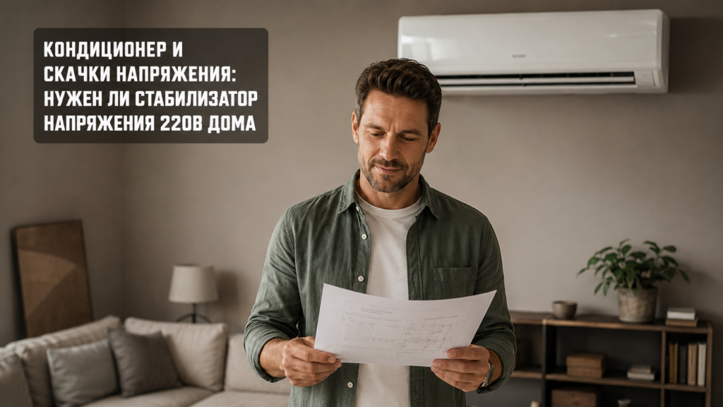 кондиционер и стабилизатор напряжения 220В для дома