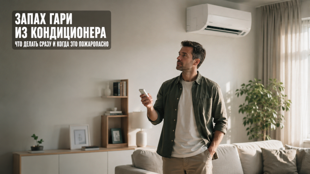 Запах гари из кондиционера, причины и меры предосторожности