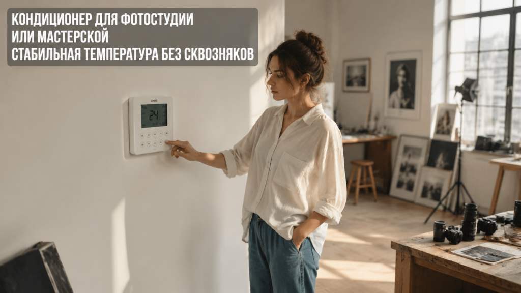 Кондитер для фотостудии обеспечивает стабильную температуру без сквозняков