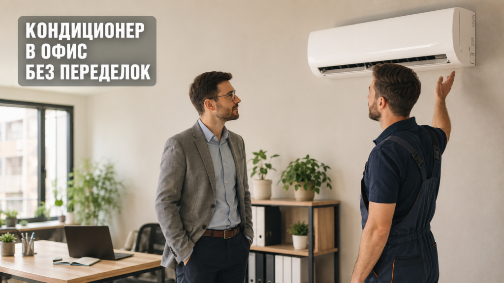 Кондиционер в офисе, выбор и установка без переделок