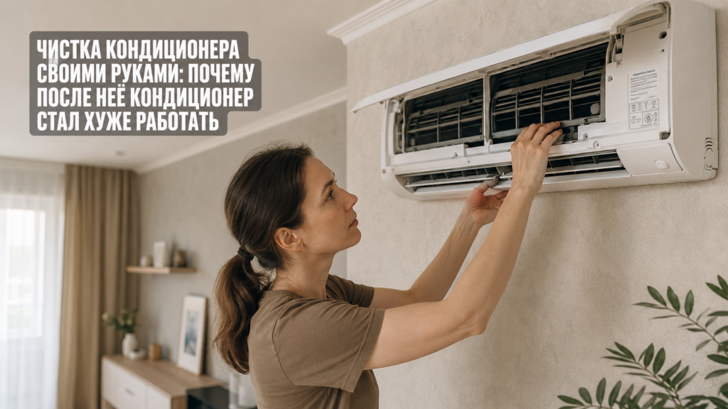 Чистка кондиционера своими руками, неправильная разборка и последствия
